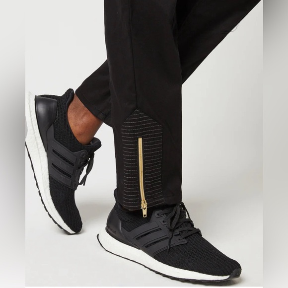 NWT - JAANUU moto scrub pant - Small - black w gold zippers and stitching 👩‍⚕️ - Picture 5 of 5